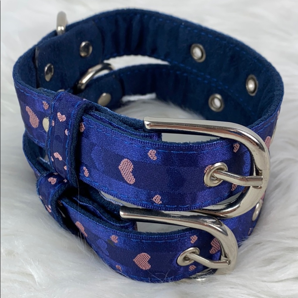 Purple Pink Heart Dog Collar Valentine Gift